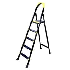 Image of 3, 4, 5 & 6 STEP LADDERS FOR DIY KITCHEN OFFICE ANTI SLIP TREAD FOLDABLE LADDERS