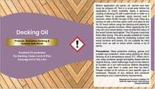 Image of Decking Oil Clear/Matt Protects Wood, Reduces Fading, Enhances Colour UV Guard
