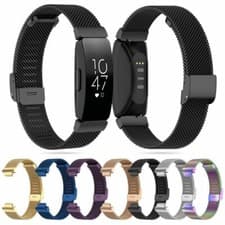 Image of For Fitbit Inspire 2/Inspire/ HR Stainless Steel Metal Milanese Watch Band Strap