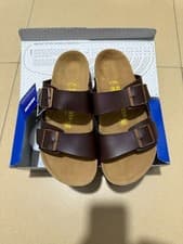 Image of Brown Birkenstock Arizona Birko-Flor Sandals Regular Shoe Size 35-45 UK Stock