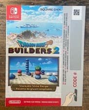 Image of Dragon Quest Builders 2 Stackable Slime Recipe Insert (Nintendo Switch) NO GAME!