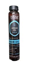 Image of HASK Argan Oil Shine Oil Vial Repairing for All Hair Types, colour safe, gluten
