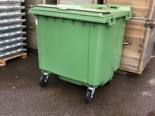 Image of 1100 litre wheelie bin plastic EN840 certified - brand new
