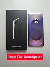Image of (Read Description) Samsung Galaxy S25 Ultra 256GB Titanium SilverBlue 100% BH
