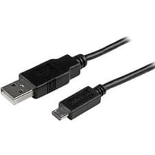 Image of Startech 1M Mobile Charge Sync Usb To Slim Micro Usb Cable Phones & Tablets A To