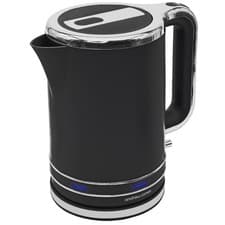 Image of Electric Kettle Black Fast Boil Cordless Jug Lumiglo 3000W Andrew James UK
