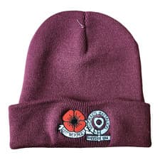 Image of HEART OF MIDLOTHIAN BEANIE HAT McCRAE'S BATTALION