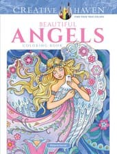Image of Creative Haven Beautiful Angels Coloring Book the New