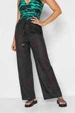 Image of LTS Tall Women's Cotton Wide Leg Trousers