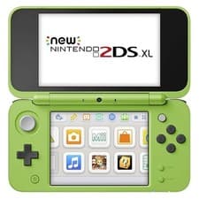 Image of Nintendo New 2DS XL - Black & Lime Minecraft Edition Handheld Console -Excellent