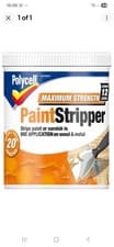 Image of Polycell Max Strength Paint Stripper 1L Tough Multi Layer Coating Removal Gel