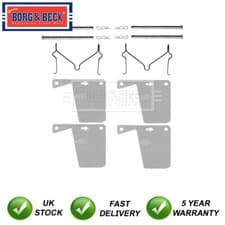 Image of Brake Pads Fitting Kit Front Borg & Beck Fits Ford Capri Escort + Other Models