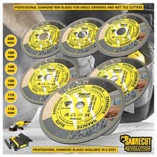 Image of SabreCut 110mm - 230mm Diamond Circular Saw Blades for Tile Cutter and Grinders