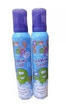 Image of 2 X Kids Stuff Crazy Foaming Soap Blue 225ml Vegan