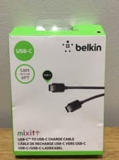 Image of Belkin 1.8m 6 ft USB-C - USB-C charge sync cable 60 w/3 amp 480 Mbps