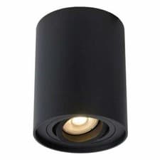 Image of LED Surface Mounted Downlight GU10 Black Round Cylinder Ceiling Light Fixture Sp