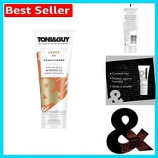 Image of Toni & Guy 100ml Leave In Conditioner - Protects Against Humidity, Smooths Hair