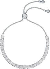Image of Ted Baker Melrah Crystal Adjustable Tennis Bracelet Silver/Clear Crystal in UK