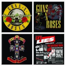 Image of Guns N Roses Fridge Magnet Appetite Band Logo new Official 76mm x 76mm