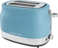 Image of Russell Hobbs, Toaster 2 Slice, Hanley, Retro Blue, 28651