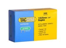 Image of Tacwise 0340 Type 140 / 6 mm Heavy Duty Galvanised Staples, Pack of 5,000