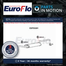 Image of Exhaust Centre Box fits FORD FOCUS Mk3, Mk3 Ti 1.6 10 to 20 Manual Transmission