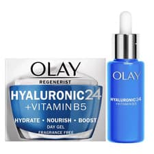 Image of Olay Regenerist Hyaluronic24 + Vitamin B5 Day Gel 50ml And Serum 40ml