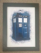 Image of Doctor Who A3 Framed Tardis Poster Brand