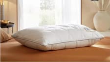 Image of Dual Comfort Memory Foam Pillow Medium L74 X W48cm Non-Allergenic Minor Dirty