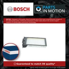 Image of Pollen / Cabin Filter fits PEUGEOT 107 1.0 05 to 14 Bosch 6447TT 6447TV 6479A5