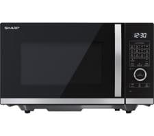 Image of SHARP Quality Series YC-QC254AU-B Microwave - BOX DAMAGE