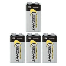 Image of 4x Genuine Energizer 6LR61 Industrial Battery 9V Alkaline Batteries