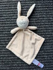 Image of Guess How Much I Love You Bunny Rabbit Flat Cord Doudou Comforter tan F&F tesco