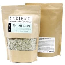Image of Detox Blend Himalayan Bath Salts with Tea Tree Essential Oil & Lime 500g