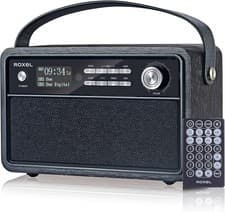 Image of Retro DAB+/FM Bluetooth Wireless Alarm Clock Radio USB TF AUX