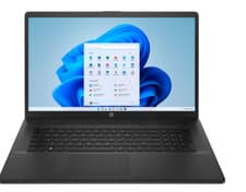 Image of HP 17-cn3008na Laptop - 17.3in FHD, Intel® N100, 4GB RAM, 128GB SSD - Black