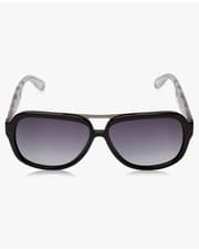 Image of Alexander McQueen MCQ 0021 RL8 Blk Crysal Crow Print Pilot Style Sunglasses(NEW)