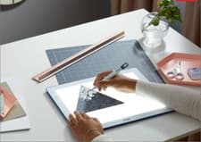 Image of CRICUT BRIGHTPAD GO CORDLESS INDIGO Weeding light pad