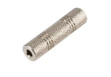 Image of 3.5mm Stereo Jack FEMALE TO FEMALE SOCKET AUX Coupler METAL Connector Joiner