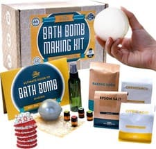 Image of DIY Bath Bomb Kit Makes 12 Cupcake Molds | Pure Essential Oils Gift Set