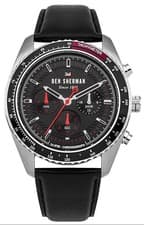 Image of Ben Sherman Men's 'The Ronnie Chronograph' Quartz Stainless Steel and Leather st