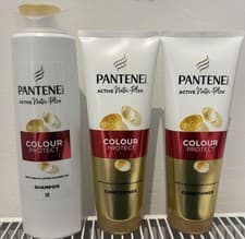 Image of Pantene Active Nutri-Plex Colour Protect 325ml Shampoo & 2 x 230ml Conditioner