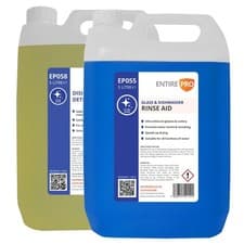 Image of Dishwasher Detergent & Rinse Aid Concentrate Set 2x 5 Litre