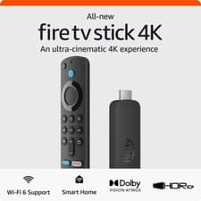 Image of Amazon Fire TV Stick 4K Streaming Device, Wi-Fi 6, Dolby Vision, HDR10+ Atmos UK