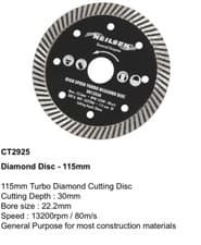 Image of 115mm 4.5'' Turbo Diamond Tile Cutting Blade