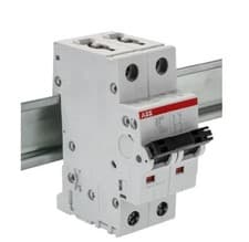 Image of ABB System Pro M Compact S200 MCB, 2P, 1A Curve D, 400V AC, 125V DC, 10 kA Break
