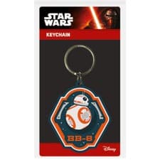 Image of Star Wars RK38490C Force Awakens BB-8 Licenced Rubber Keychain-Keyring