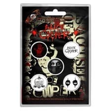 Image of Alice Cooper Eyes Badge Pack