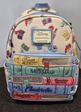 Image of Loungefly Disney Princess Books Classics Mini Backpack
