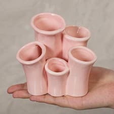 Image of Ceramic Multifunctional Organizer Toothbrush Holder Versatile Bathroom Organizer